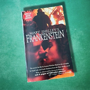 Mary Shelley’s Frankenstein Vintage 90s Official Movie Edition Paperback Book