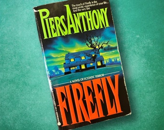 Firefly de Piers Anthony Vintage 90s Horror Thriller Libro de bolsillo