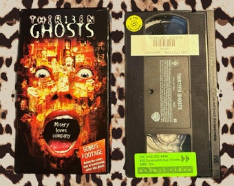 Thirteen Ghosts (2001) Vintage Horror Mystery Thriller VHS Tape