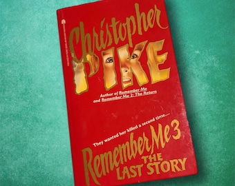 Remember Me 3: The Last Story by Christopher Pike Vintage 90s YA Horror Thriller Paperback Book