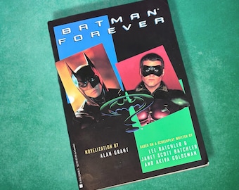 Vintage Batman Forever Novelization by Alan Grant, 90s Scholastic Book Fair