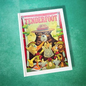 Tenderfuß Smokey Bear Vintage 1985 Hardcover Illustriertes Bilderbuch