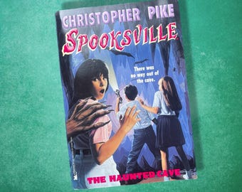 Christopher Pike Spooksville #1: The Haunted Cave - Vintage 90s Horror Paperback