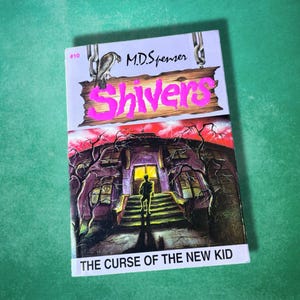 Shivers Book #10 The Curse Of The New Kid di M. D. Spenser Vintage anni '90 Spooky Kids Horror Copertina flessibile