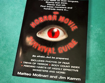 The Horror Movie Survival Guide Vintage 2001 Paperback Book