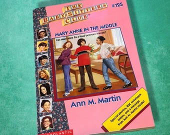 Vintage Babysitters Club Book by Ann M. Martin: 80s-90s Paperback