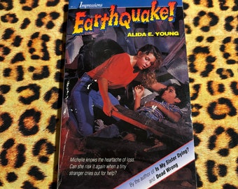 Impressions: Earthquake! by Alida E. Young Vintage 90s YA Paperback Novel