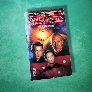 Star Trek The Next Generation Book #17 Boogeymen by Mel Gilden Vintage 90s Sci Fi Paperback Novel