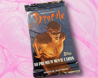 Bram Stokers Dracula Vintage 90s Topps Movie Trading Card Pack UNOPENED