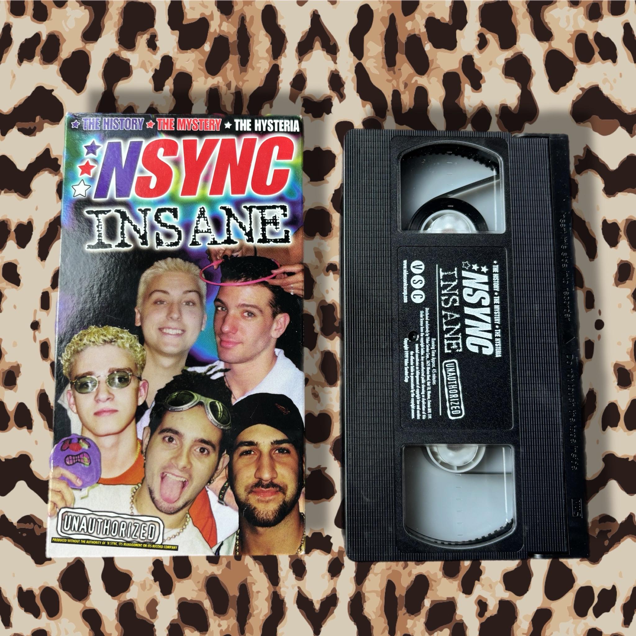 Nsync Insane Unauthorized Vintage 90s Pop Music VHS Tape
