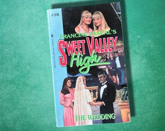 Francine Pascal’s Sweet Valley High #98: The Wedding Vintage 90s YA Paperback Novel