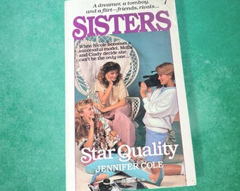Sisters Book #7: Star Quality by Jennifer Cole Vintage 80s YA Fiction Paperback Novel