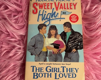 Sweet Valley High Book 80 The Girl They Both Loved by Francine Pascal Vintage 90s YA Fiction Paperback Novel