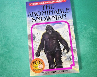 Choose Your Own Adventure #1: The Abominable Snowman, Vintage 2006 Edition Paperback Book