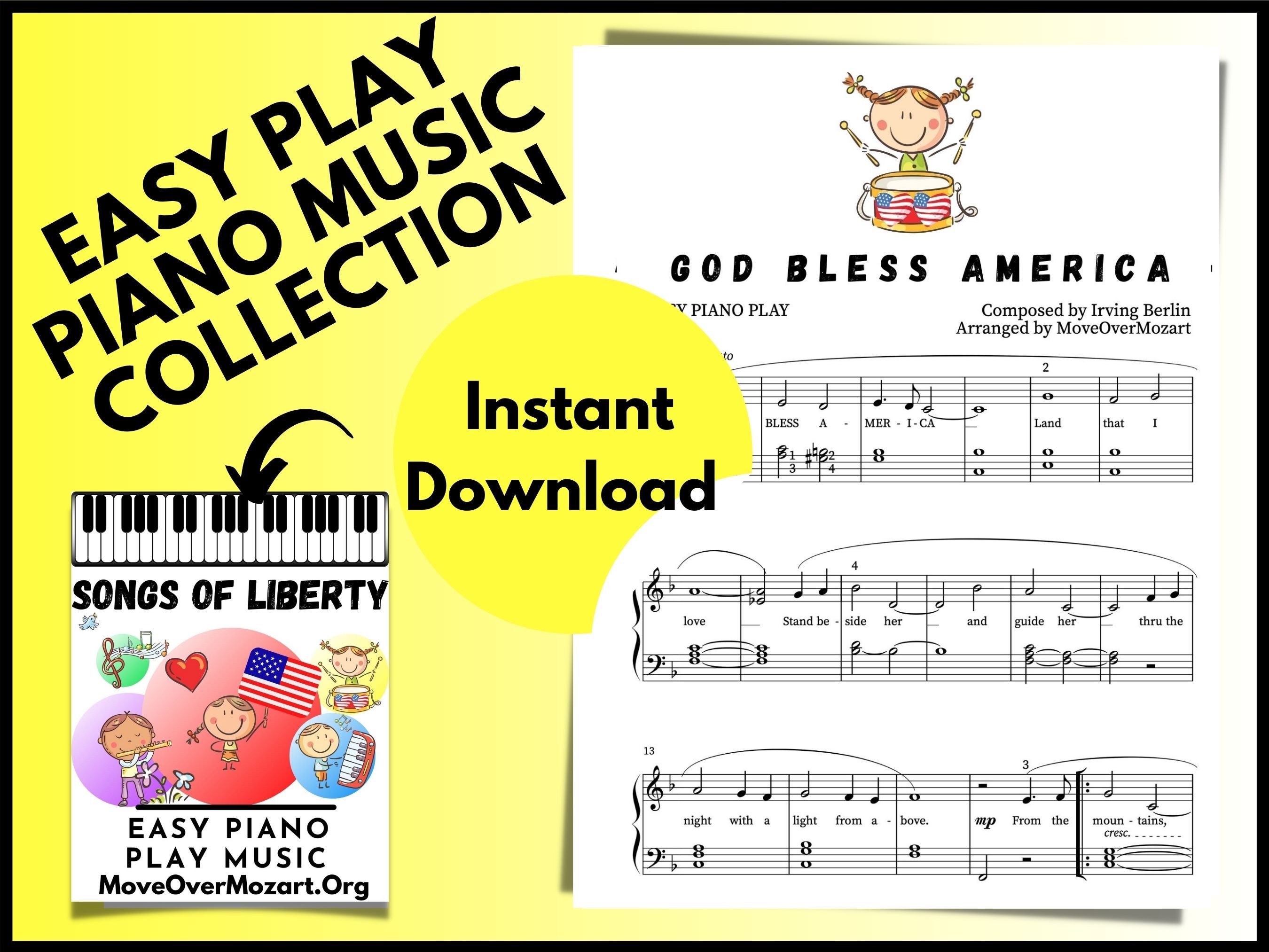 God Bless America Free Printable Sheet Music