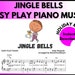 Jingle Bells, Christmas Sheet Music, Easy Piano Music for Beginners ...