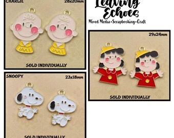 Pendant Charm/Character Charms/Keyring/Jewellery Making/Snoopy Characters