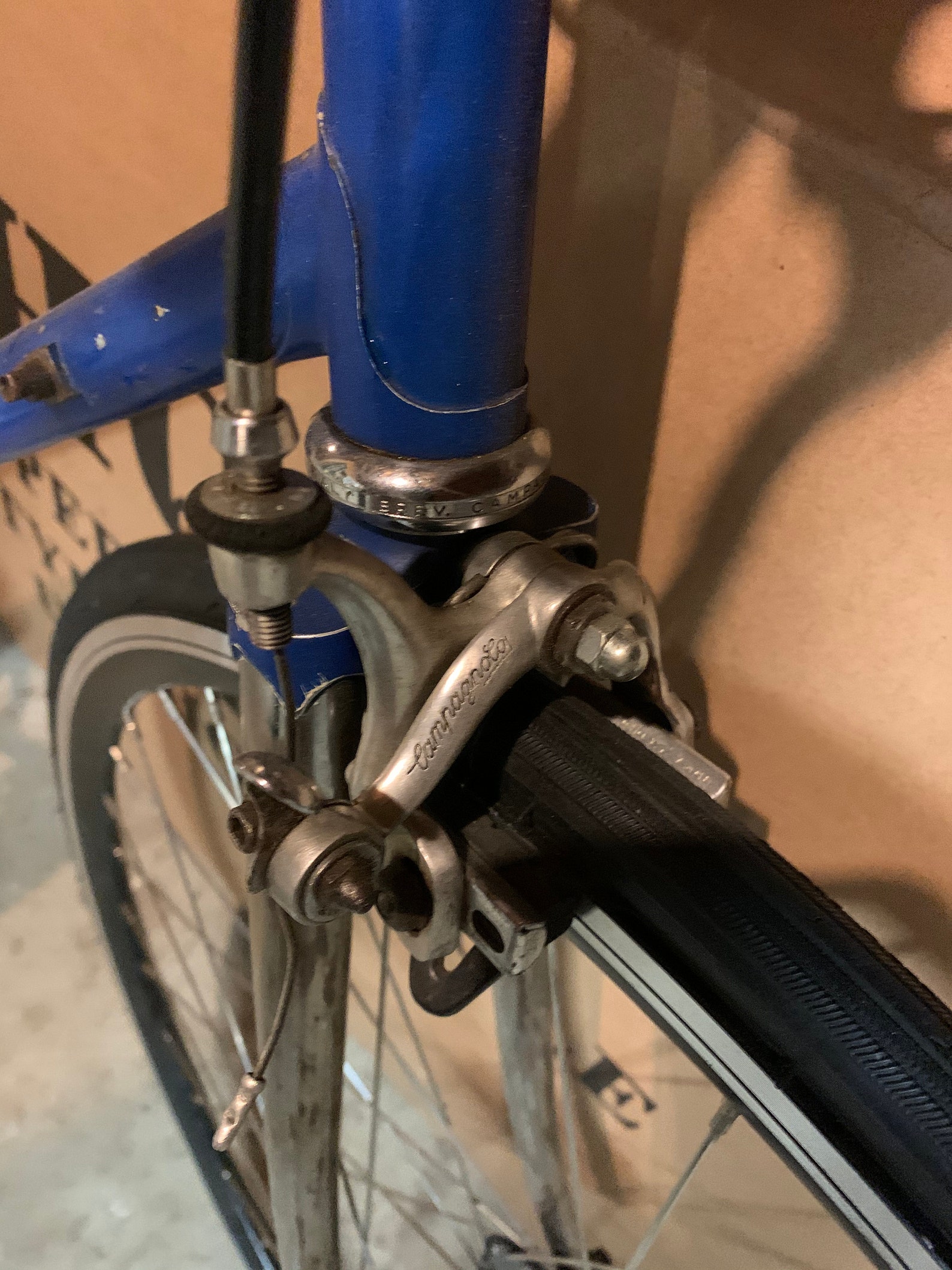 Vintage Italian Road Bicycle Campagnolo Lugged Steel Frame Etsy