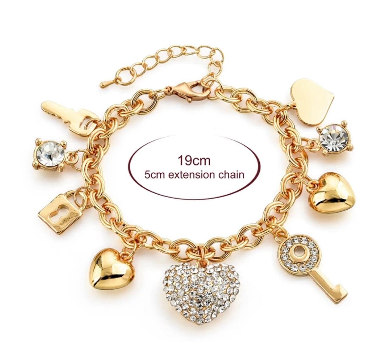Heartlock Bracelet — Women's Charm Bracelets