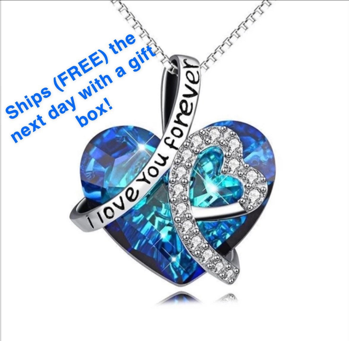 Love you forever necklace deals
