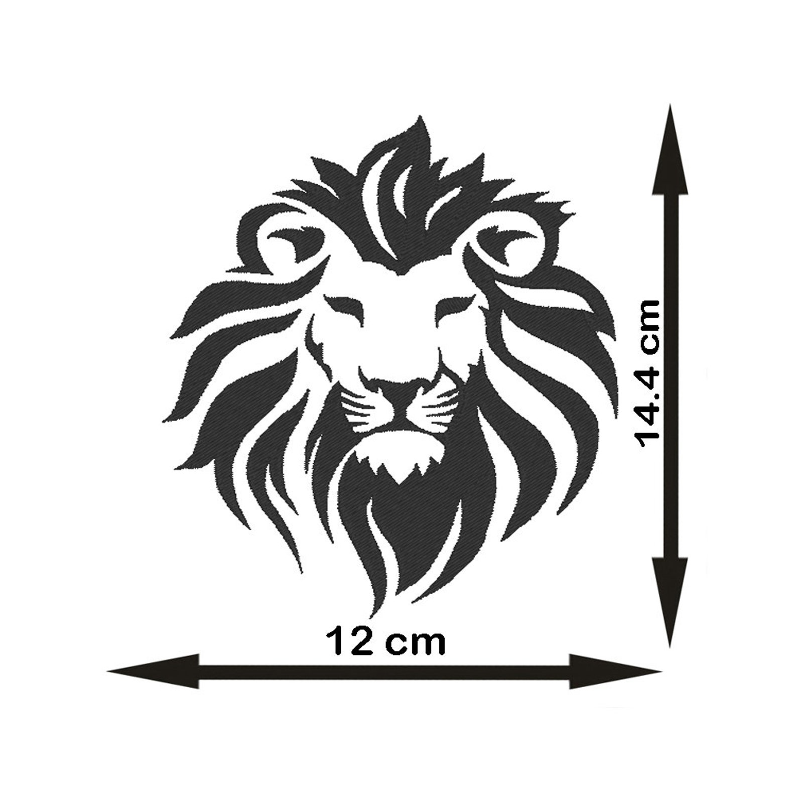Brother Embroidery Design PES File Format Digital Download Lion Brother