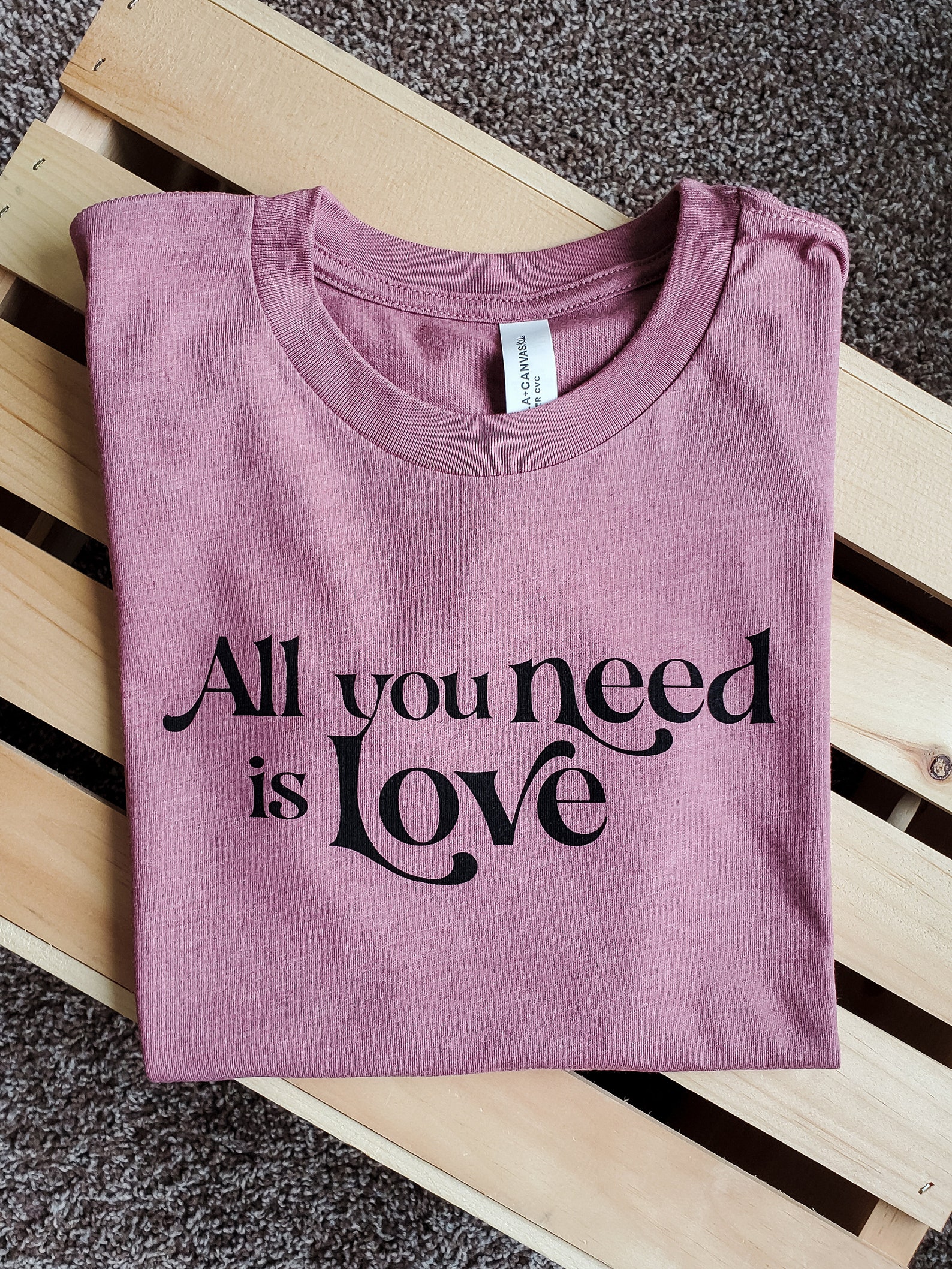 Youth All you need is Love tshirt Cute Shirt Valentines Etsy