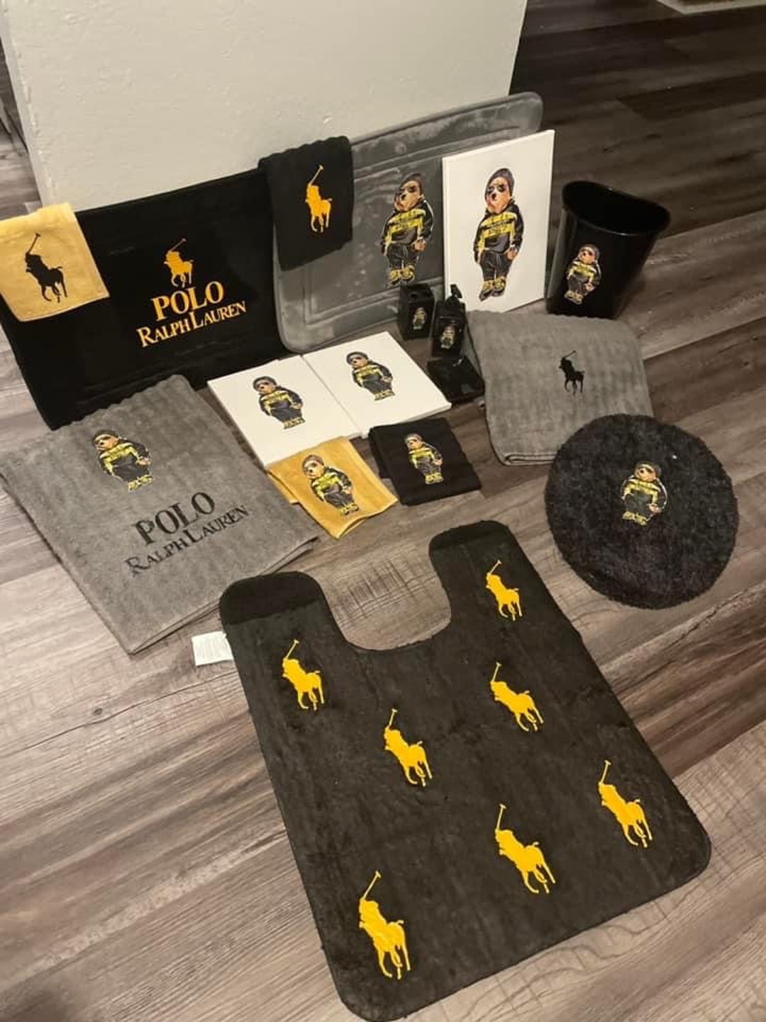 Polo Bathroom Set Etsy