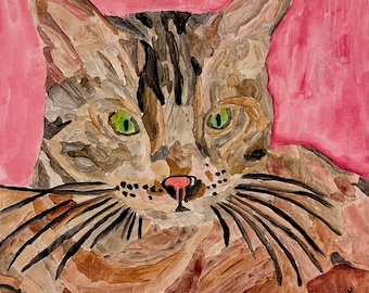 Cat painting