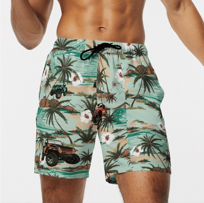 Jeep Tropical Pattern Hawaiian Shirt Jeep girl tee shirt Travel Gear Gift for him Gift for her Jeep girl Jeep Life