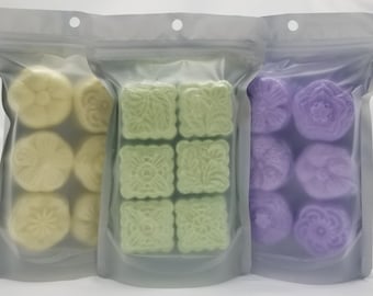 6 Shower Steamers, Eucalyptus, Lavender, Lemon, Relaxation, Stress Relief, Sinus Relief, Shower Soother, Gift For Him,  For Mom,