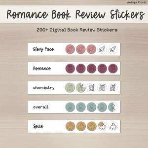 Digital Stickers, GoodNotes Stickers, Planner Stickers, Digital Planners, Digital Journal Stickers, Book Review, Notability Stickers
