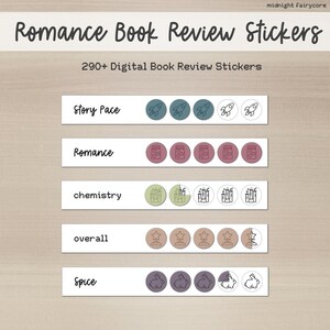 Digital Stickers, GoodNotes Stickers, Planner Stickers, Digital Planners, Digital Journal Stickers, Book Review, Notability Stickers
