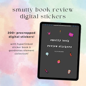 Digital Stickers, GoodNotes Stickers, Planner Stickers, Digital Planners, Digital Journal Stickers, Book Review, Notability Stickers