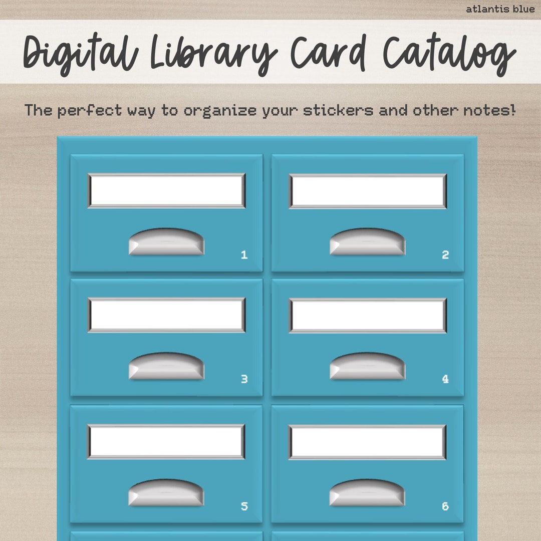 Split View Digital Card Catalog, Goodnotes Organizer, Notability ...