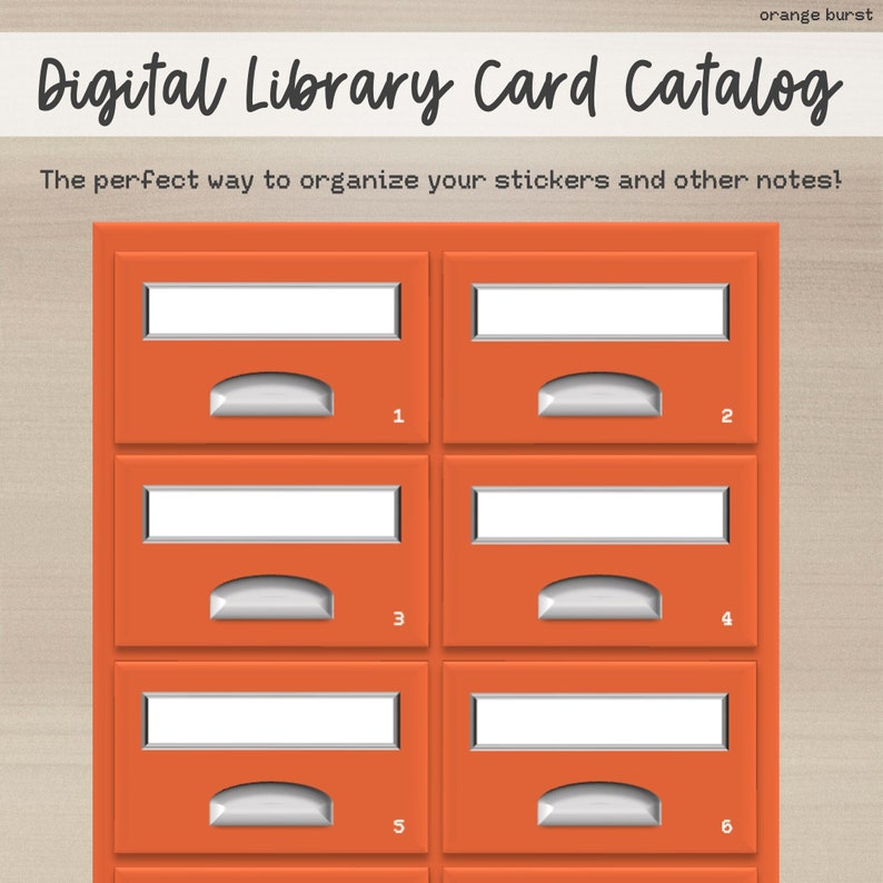 Split View Digital Card Catalog, Goodnotes Organizer, Notability