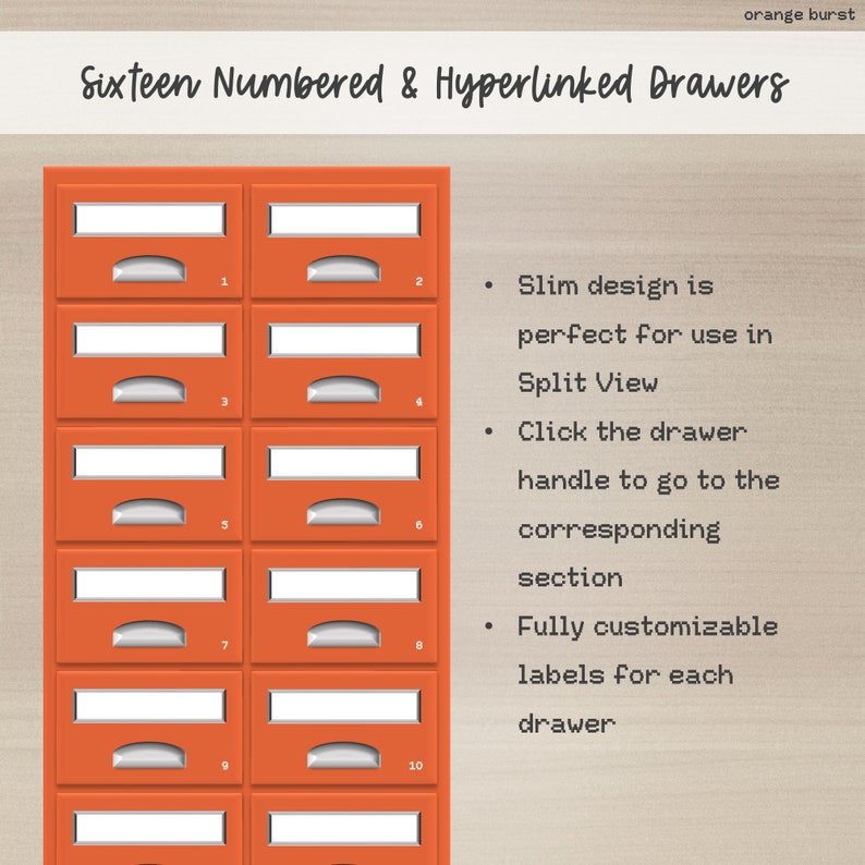 Split View Digital Card Catalog, Goodnotes Organizer, Notability