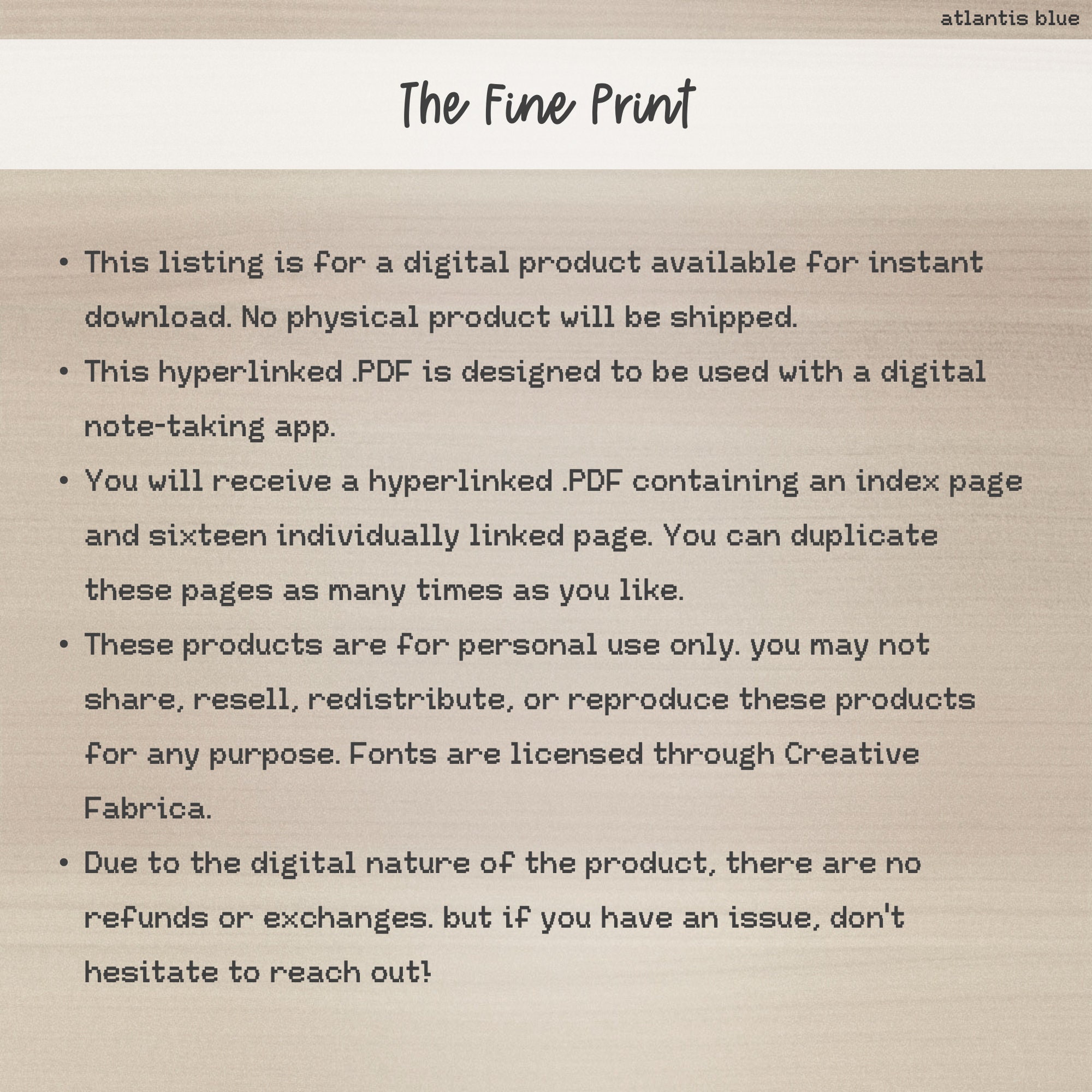 Split View Digital Card Catalog Goodnotes Organizer Etsy