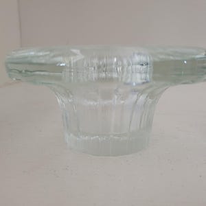 Vintage Glass Votive Candle Holder littala Finland Bolero Timo Sarpaneva