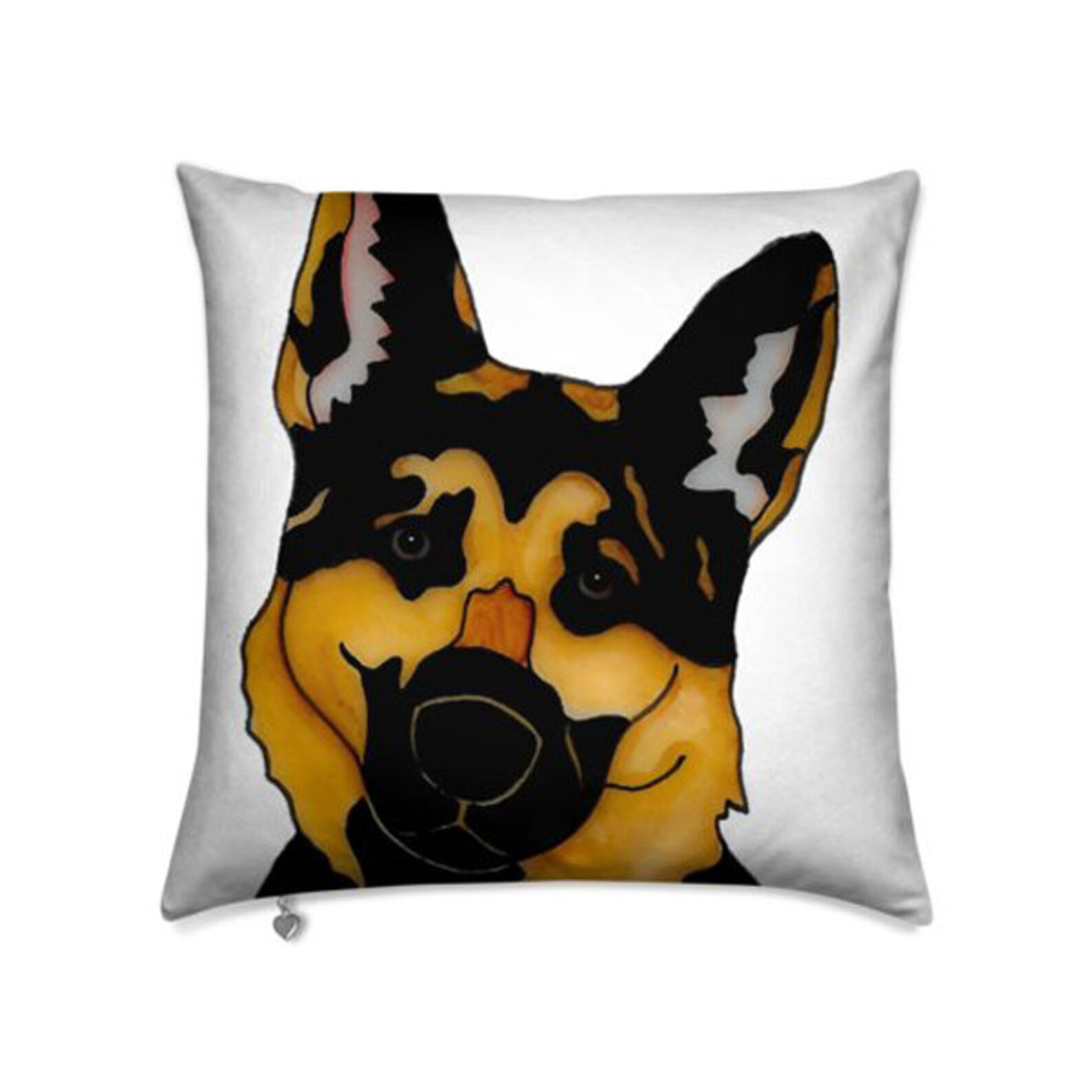 Custom Dog Pillow With Personalization. German Shepherd Pillow With