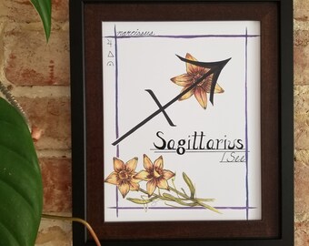 Sagittarius Narcissus Print