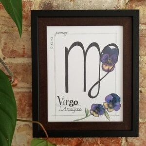Impressão de amor-perfeito de Virgem