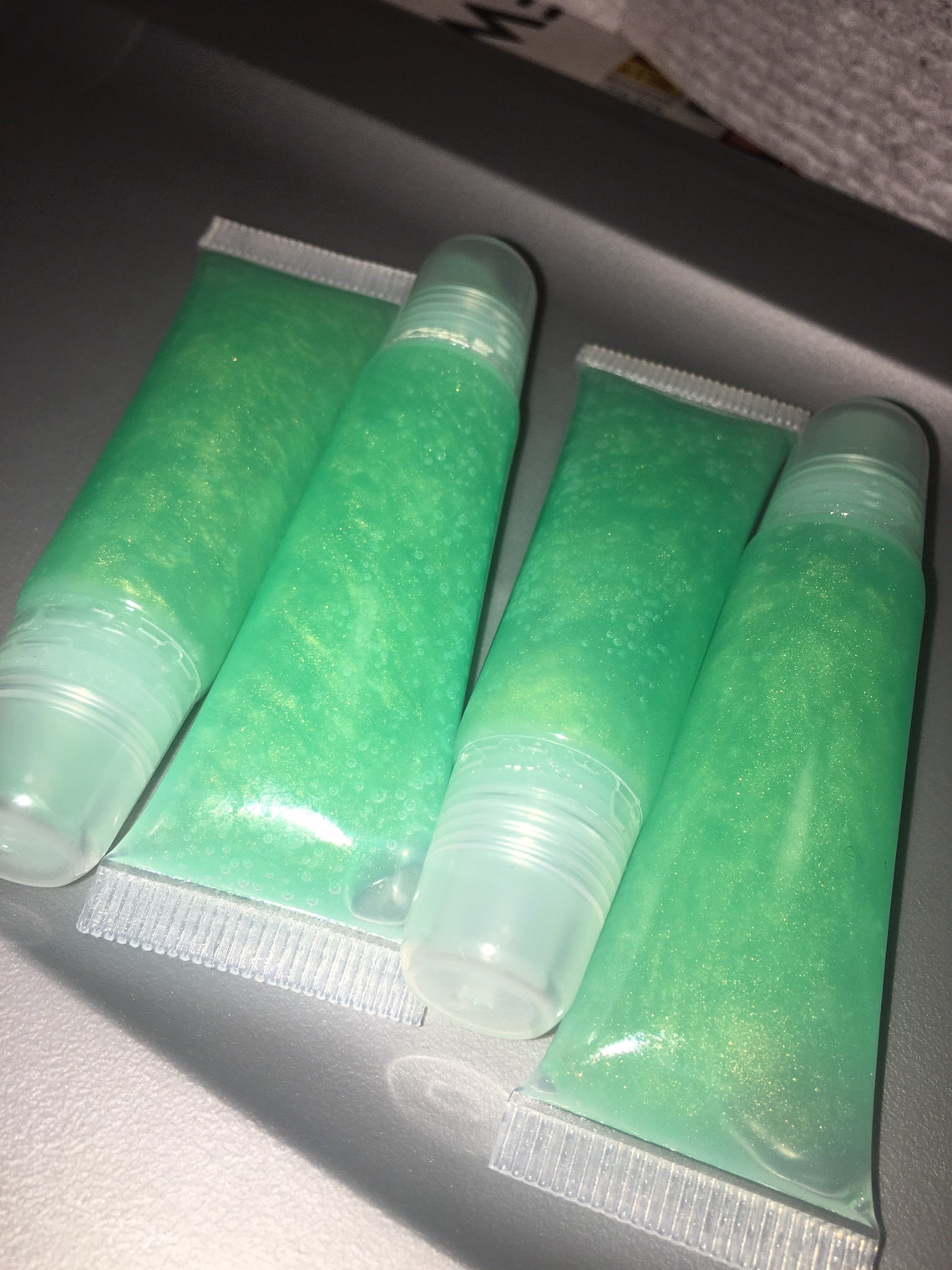 Green Apple Lip Gloss Etsy