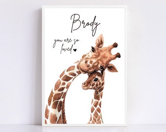 Giraffe Room Decor Etsy