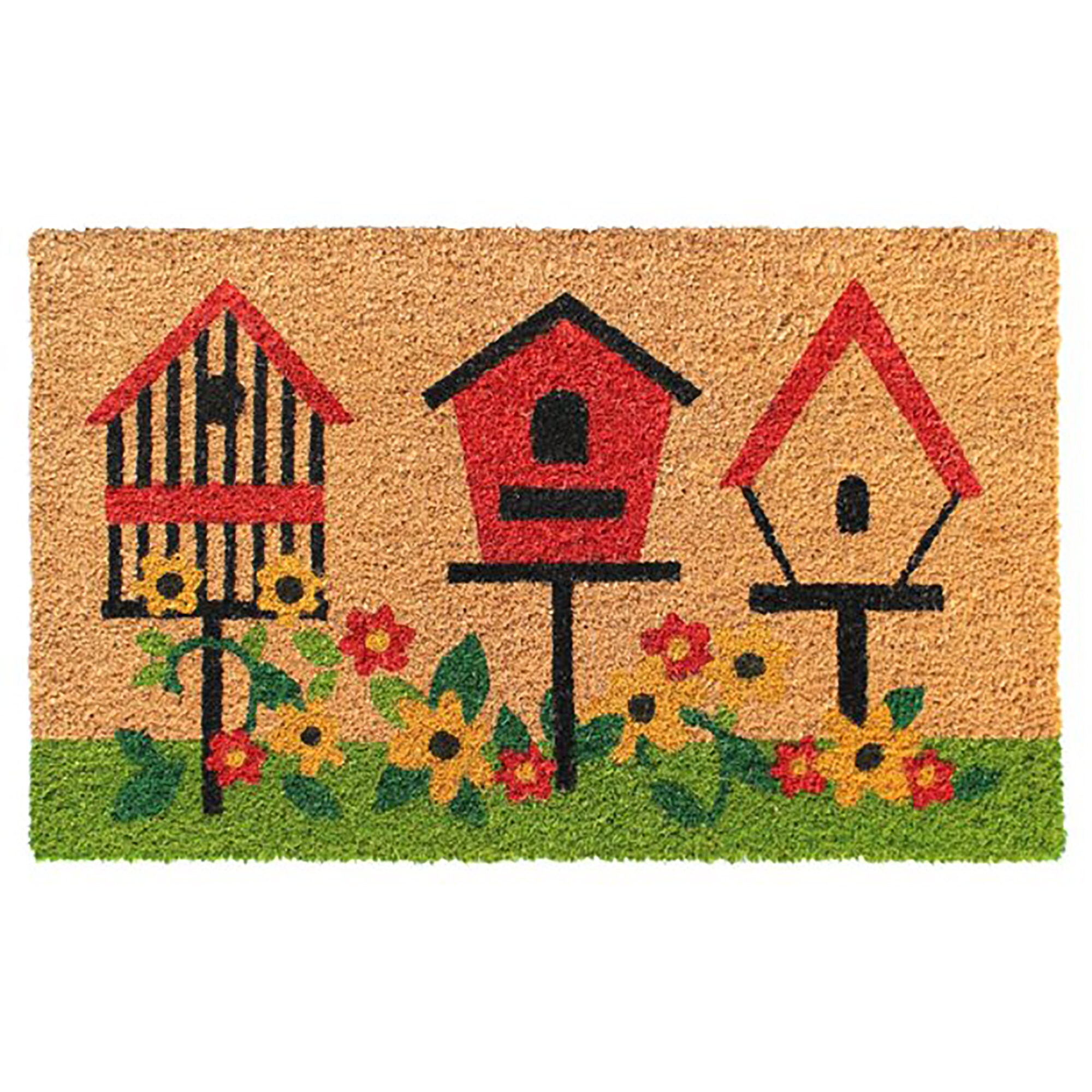 Lovely Three Home Doormat Lovely Flower Doormat Cute Etsy