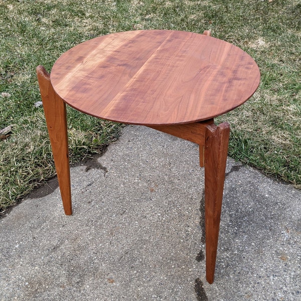 Mid Century End Table Etsy