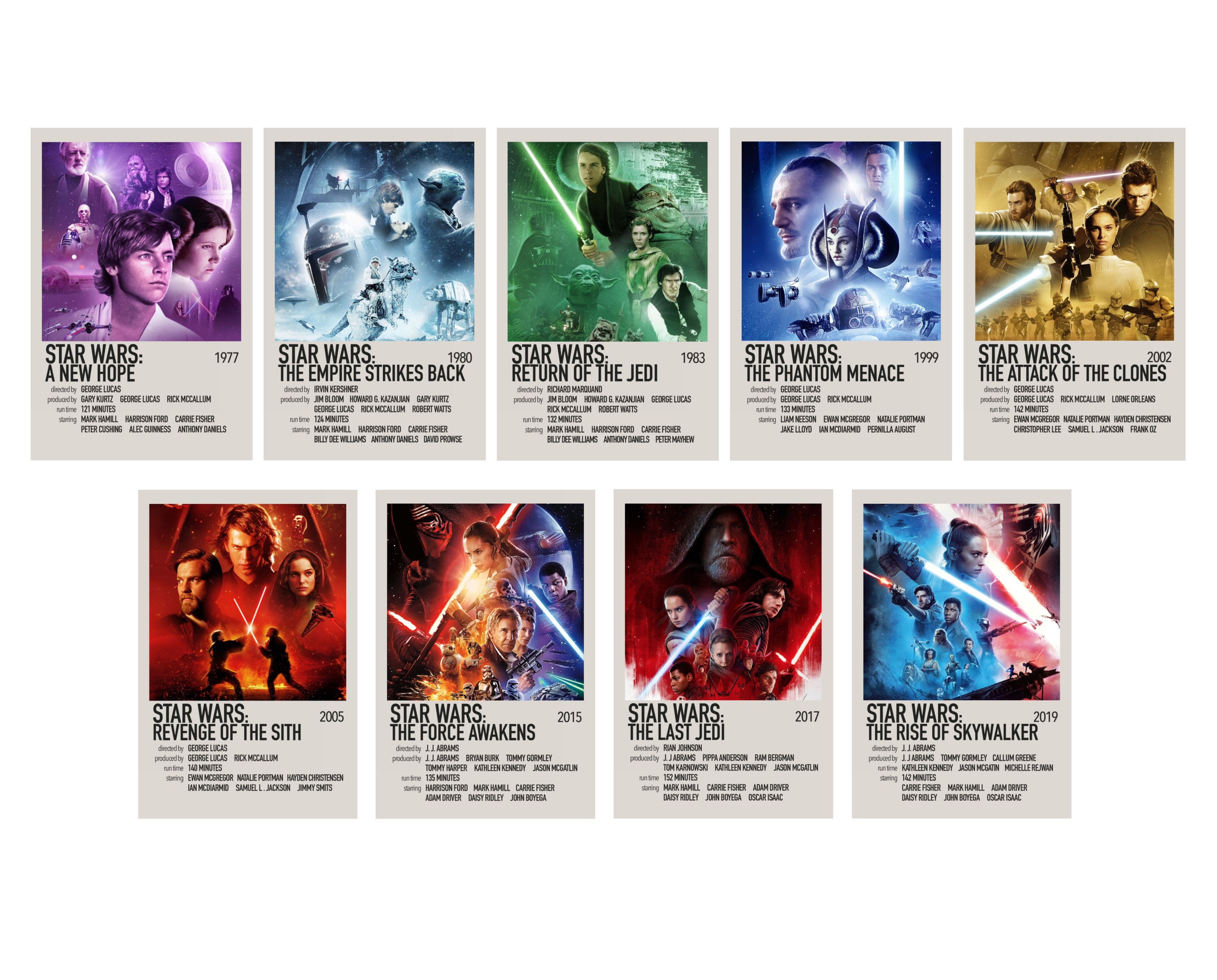 Star wars mini movies sale