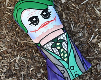 Handmade Joker Minifigure Golf Driver Headcover (Fits 460cc)