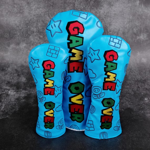 Game Over Golf Headcover: Driver, Fairway Wood, Hybrid