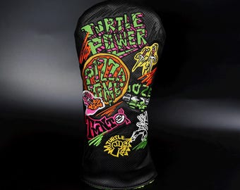 TMNT The Turtle Power Inspired Golf Driver Headcover Fit Up to 460cc