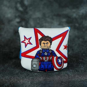 NEW Super Soldier Avenger Inspired Center-Shaft Mallet Putter Headcover For LAB DF3